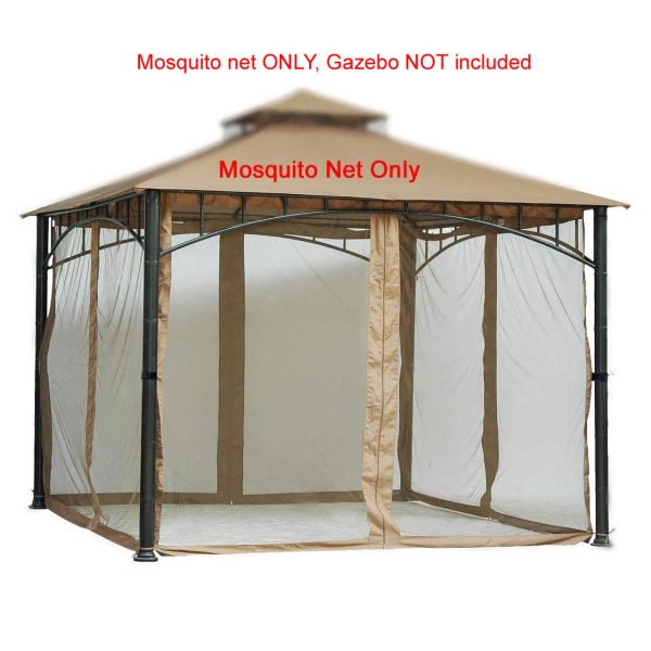 Replacement Mosquito Netting for Gazebo Size 12 ft x 12 ft (Gazebo Mosquito Net Only) - Image 4