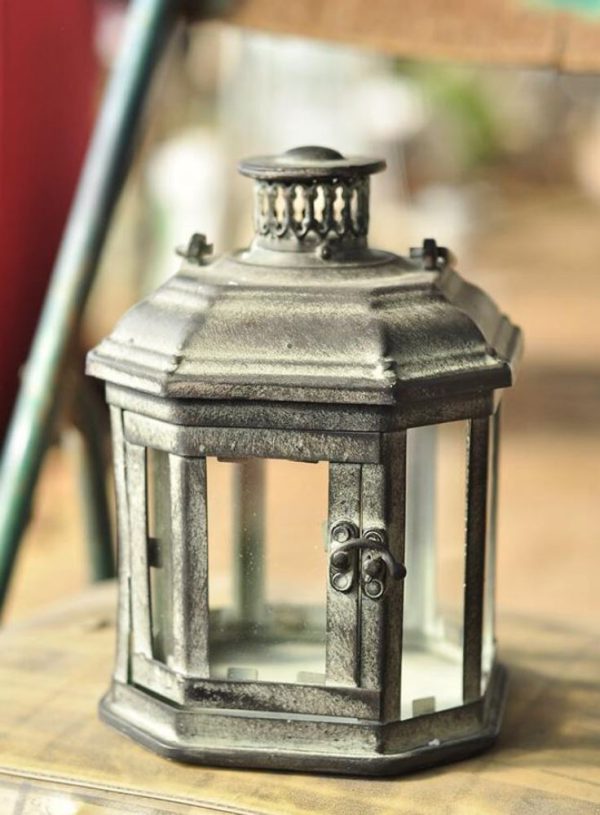Set of 3 Large Floor Standing Hanging Candle Lanterns with 4 ft. Tall Folding Rack | Tall Decorative Candle Lantern Set With Foldable Three-Tier Stand for Home Front Porch Décor - Image 6
