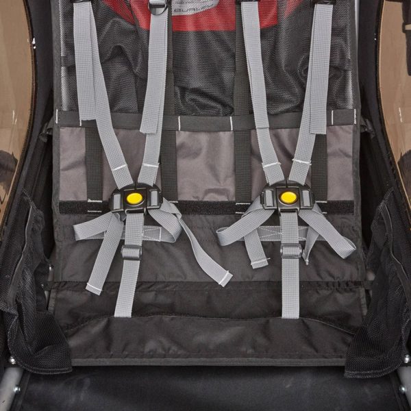 Burley Honey Bee Bike Trailer Red - MadeInUSA - Image 7