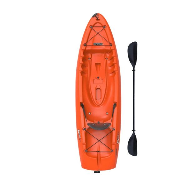 Lifetime Hydros 8'5" Sit-On-Top Kayak (Paddle Orange - MadeInUSA - Image 9