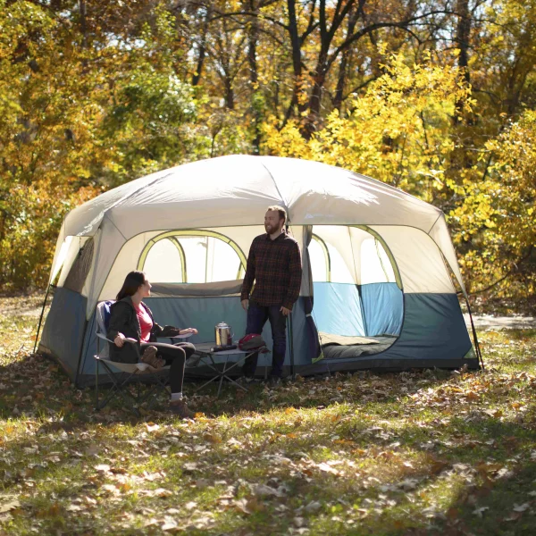 Ozark Trail 14' x 10' Family Cabin Tent, Sleeps 10, 13.5 lbs - MadeInUSA - Image 2