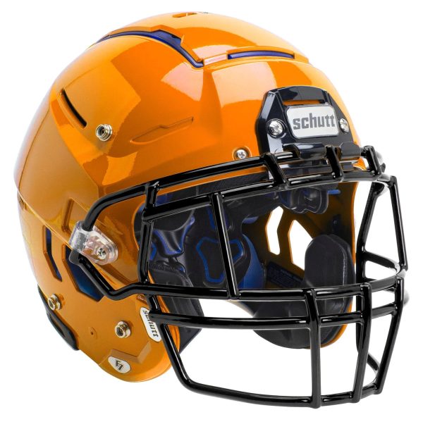 Schutt Adult F7 VTD Football Helmet, Black / L - MadeInUSA - Image 10