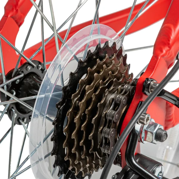 Decathlon Rockrider ST50, 21 Speed Aluminum Mountain Bike, 26, Unisex, Adult, Red, Medium - MadeInUSA - Image 9