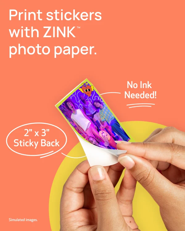 IVY 2 Mini Photo Printer - Pure White - MadeInUSA - Image 2