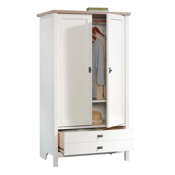 Sauder Cottage Road Armoire - Soft White - MadeInUSA - Image 2