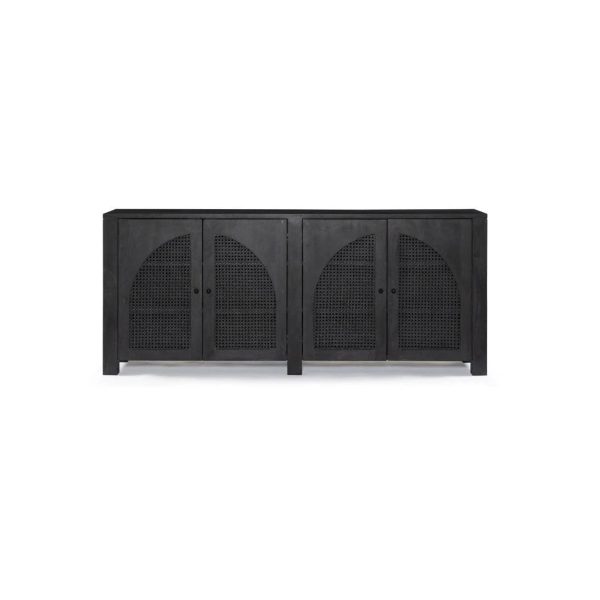 Leighton Tilda Sideboard BLACK WASH MANGO - MadeInUSA