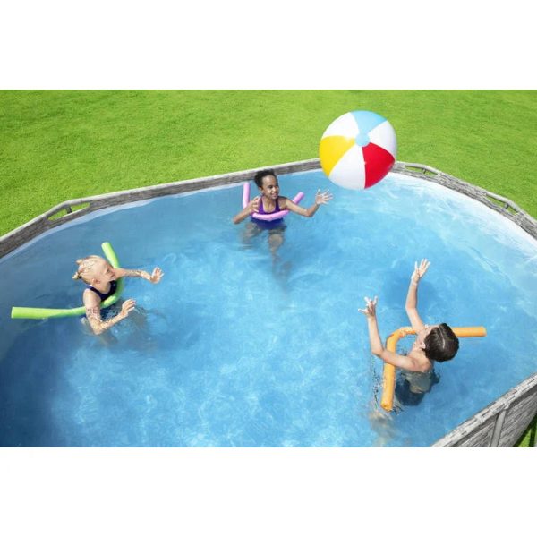 Coleman Power Steel Frame 16' x 10' x 48" Oval Pool Set - MadeInUSA - Image 4