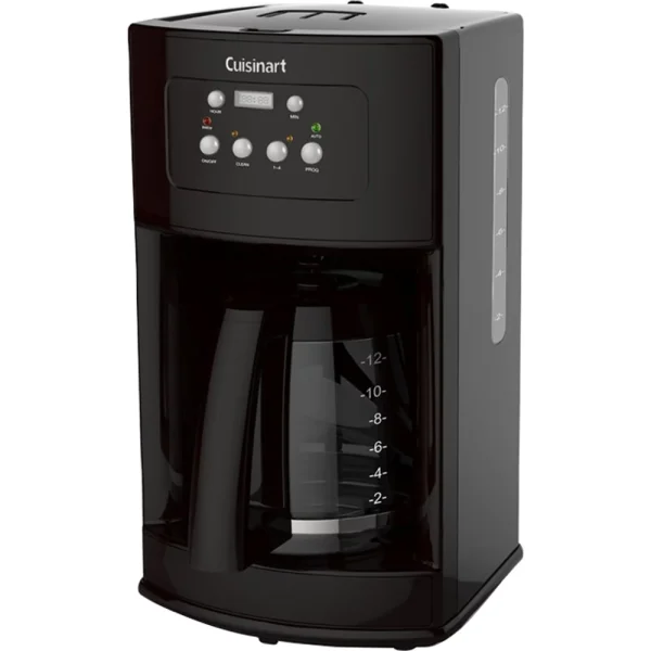 Cuisinart 12 Cup Programmable Coffeemaker with Glass Carafe, Black - MadeInUSA - Image 2