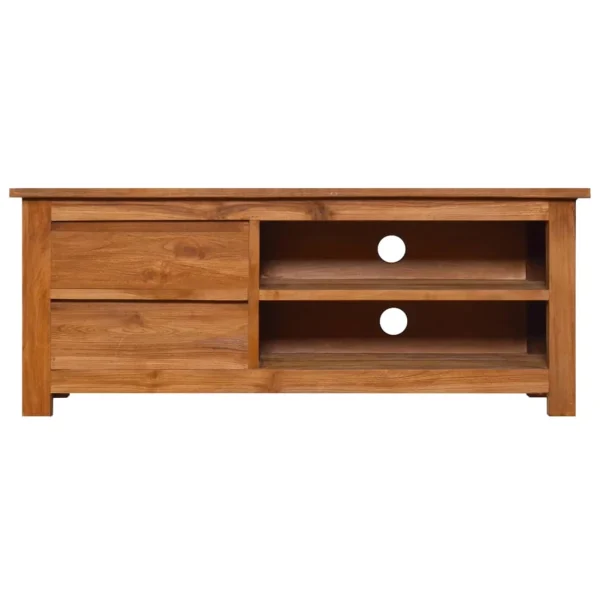 Dcenta TV Cabinet 39.4"x11.8"x15.7"Solid Teak Wood - MadeInUSA - Image 3