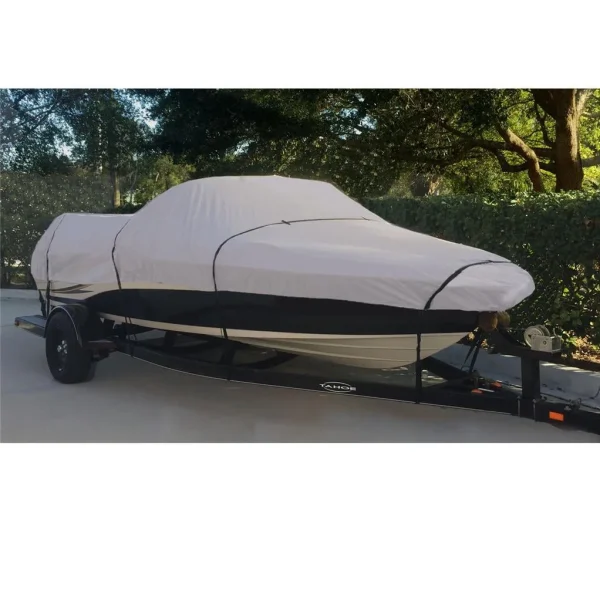 BOAT COVER Compatible for SUNBIRD/ HYDRA SPORT SPL 150 O/B 1989-1990 STORAGE, TRAVEL, LIFT - MadeInUSA