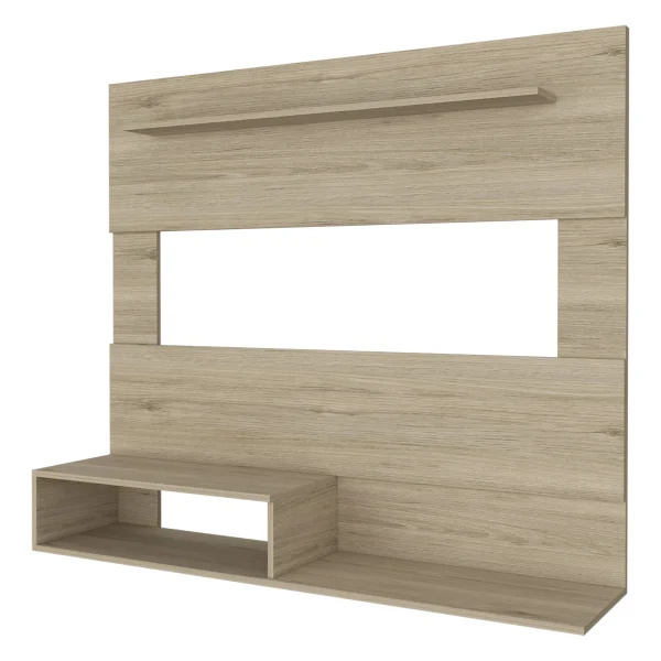 CoSoTower 3-Shelf Floating Entertainment Center Light Pine - MadeInUSA - Image 3