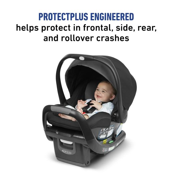 Graco - SnugRide Snugfit 35 LX Infant Car Seat Nash - MadeInUSA - Image 9
