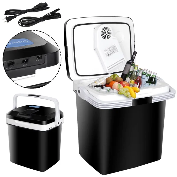 2023 Newest Portable Iceless Thermoelectric Cooler Warmer Low Noise Car Electric Refrigerator Mini Fridge for Car Travel Trip Caming - MadeInUSA - Image 12