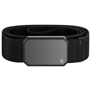 GROOVE BELT BLACK BRUSHED BLK - MadeInUSA