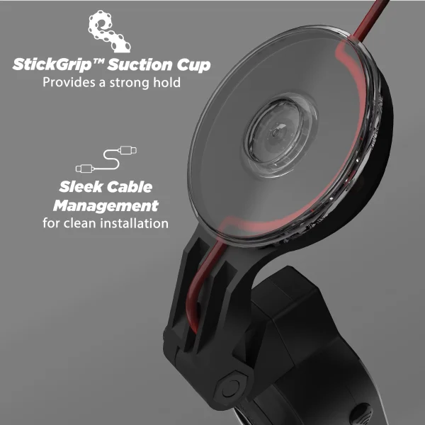 Scosche NEXC11032W-SP1 Full HD Smart Windshield Mount Car Dash Cam Powered by Nexar Black - MadeInUSA - Image 8
