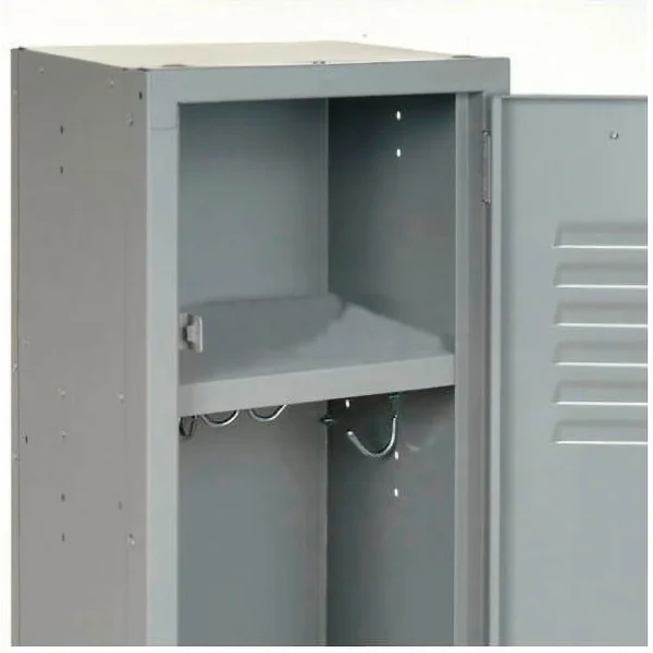 Global Industrial 652070GY 12 x 18 x 72 in. Single Tier Paramount Locker with 1 Door Ready to Assemble, Gray - MadeInUSA - Image 6