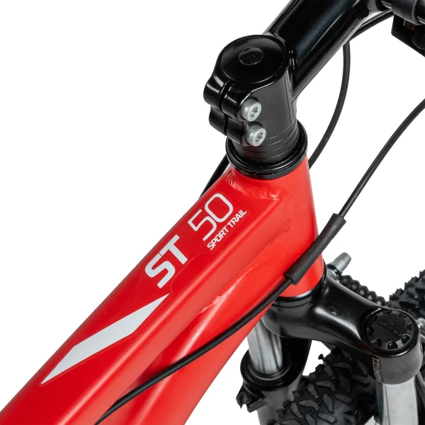Decathlon Rockrider ST50, 21 Speed Aluminum Mountain Bike, 26, Unisex, Adult, Red, Medium - MadeInUSA - Image 10