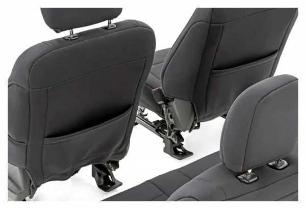 Rough Country 91043 Neoprene Front Rear Seat Covers for 2019-2022 Ram 2500 - MadeInUSA - Image 6