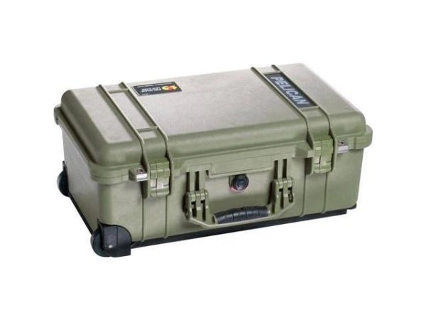 Pelican 1510 Waterproof Carry-on-Case with Divider Set and Wheels, Olive Drab Green - MadeInUSA - Image 2