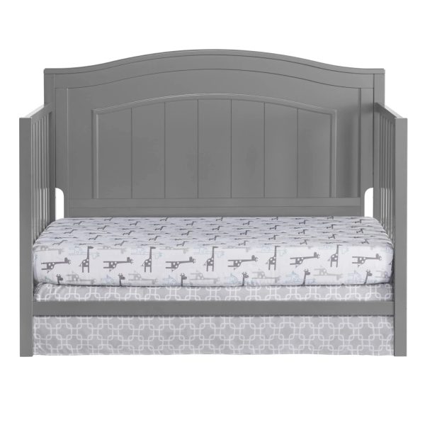 Oxford Baby North Bay 4-in-1 Convertible Crib - Dove Gray - MadeInUSA - Image 3