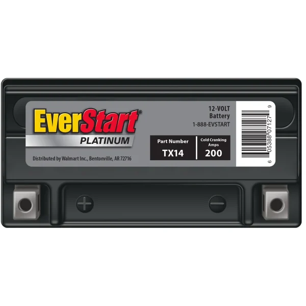 EverStart Premium AGM Power Sport Battery, Group Size TX14 12 Volt, 200 CCA - MadeInUSA - Image 4