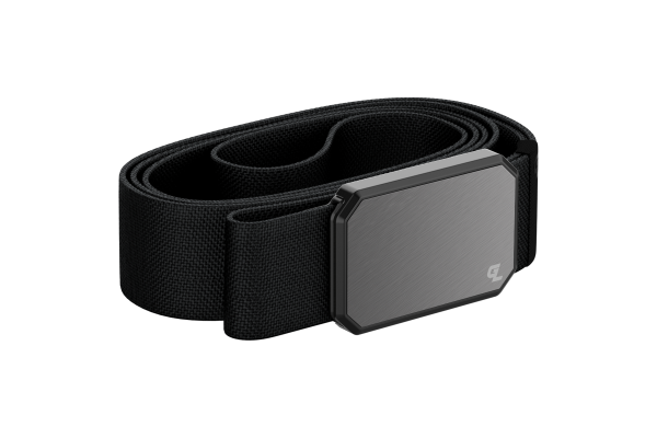 GROOVE BELT BLACK BRUSHED BLK - MadeInUSA - Image 2