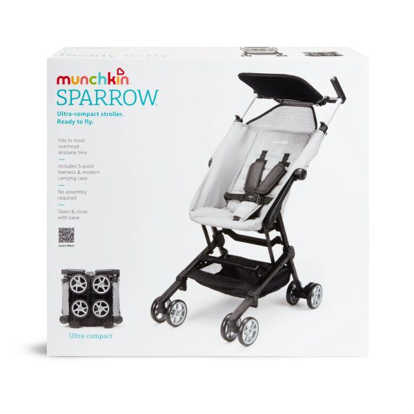 Munchkin - Sparrow Ultra Compact Stroller, Grey - MadeInUSA - Image 7