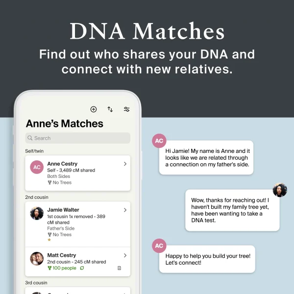 AncestryDNA Genetic Test Kit: Personalized Genetic Results, DNA Ethnicity Test, Complete DNA Test - MadeInUSA - Image 9