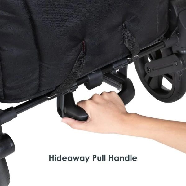 Baby Trend Tour Wagon Stroller, Black - MadeInUSA - Image 5
