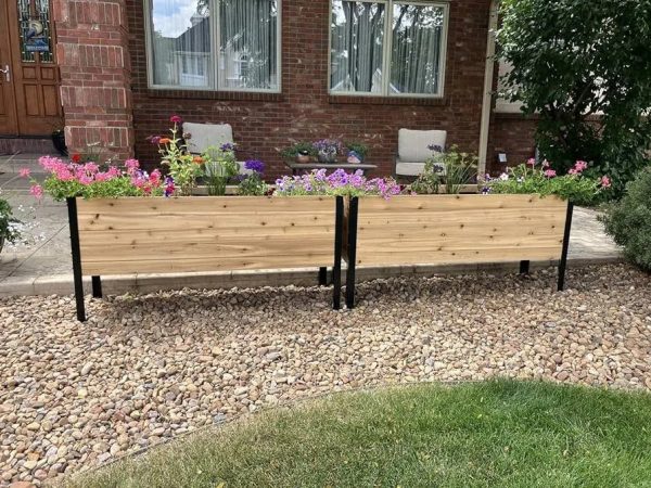 Cedar Planters 18" x 60" Raised Garden Bed - MadeInUSA - Image 10