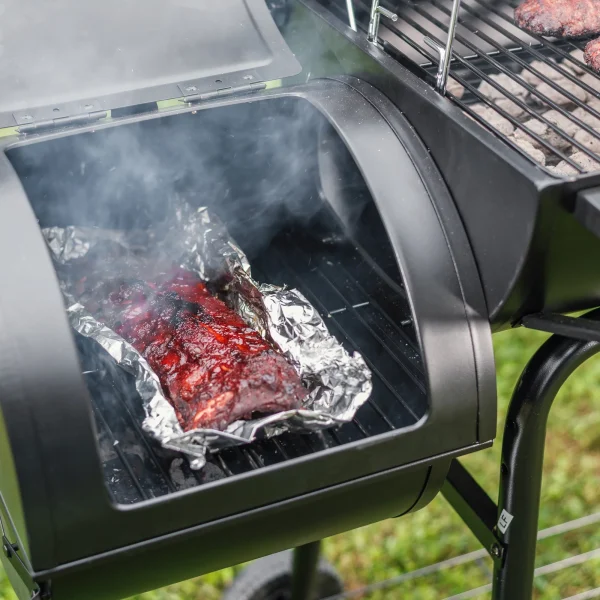 Royal Gourmet 30 CC1830S Charcoal Grill with Offset Smoker - MadeInUSA - Image 9