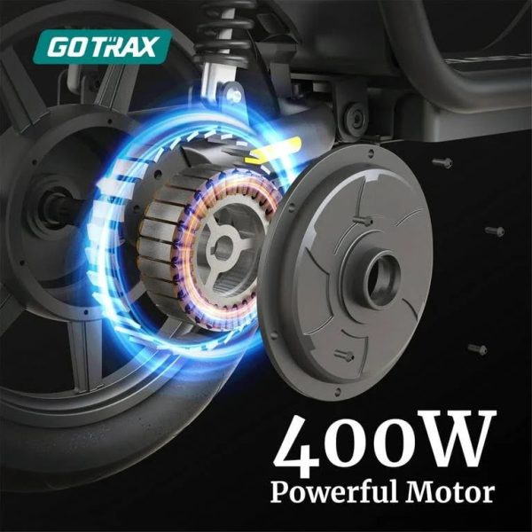 Gotrax Electric Scooter with Seat 18.6 Miles Range 15.5 MPH Power by 4 - MadeInUSA - Image 7