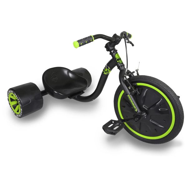 Madd Gear Adjustable Mini Drift Trike, Green/Black - MadeInUSA - Image 11