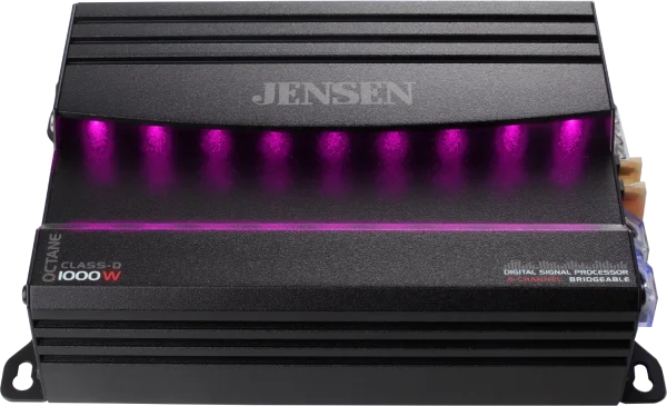 Jensen XDA94RB Class D 4 Channel Bridgeable Amplifier with 80 Watts x 4 RMS and 1000 Watts, New - MadeInUSA