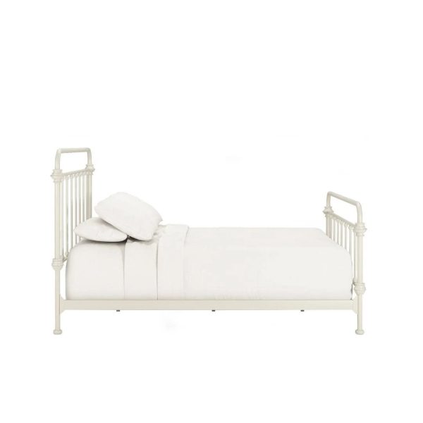 Cortes Standard Bed Color: Off-White, Size: Full - MadeInUSA - Image 9