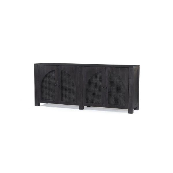 Leighton Tilda Sideboard BLACK WASH MANGO - MadeInUSA - Image 5