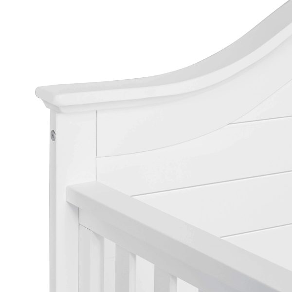 Carter's by DaVinci Nolan 4-in-1 Convertible Crib (White) - MadeInUSA - Image 4