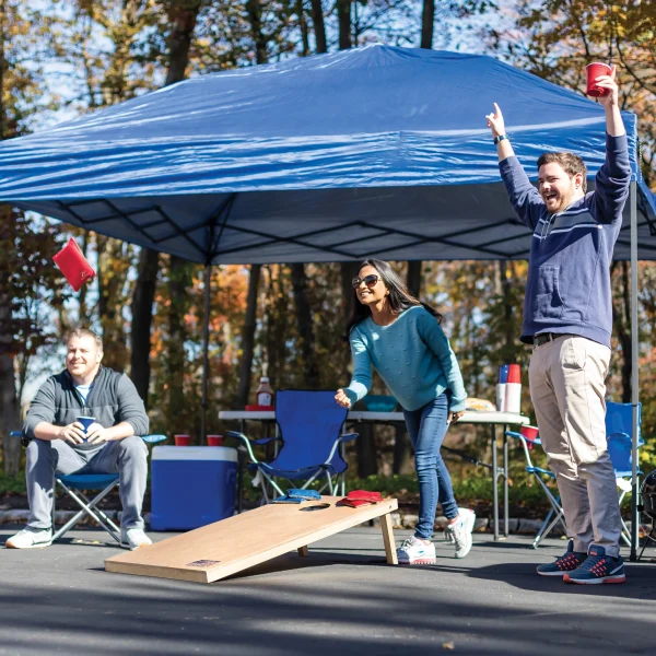 EastPoint Sports 2' x 4' Cornhole Boards - Natural Wood Bean Bag Toss Set with 8 Bean Bags - MadeInUSA - Image 2