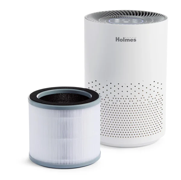 Holmes True HEPA 360 Air Purifier with 3-in-1 filter, Medium Room (HAP360W) - MadeInUSA - Image 3
