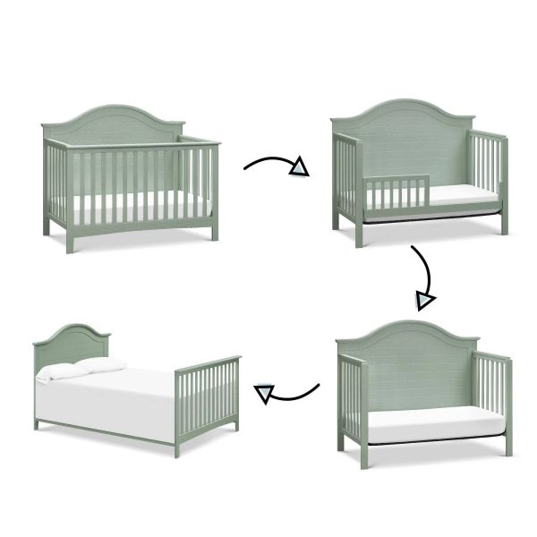 Carter's by DaVinci Nolan 4-in-1 Convertible Crib - Light Sage - MadeInUSA - Image 6
