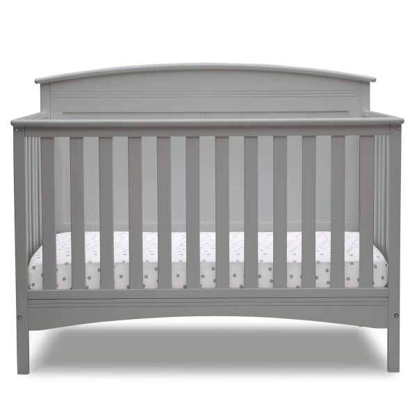 Delta Children Archer 4-in-1 Convertible Crib - Grey - MadeInUSA - Image 5