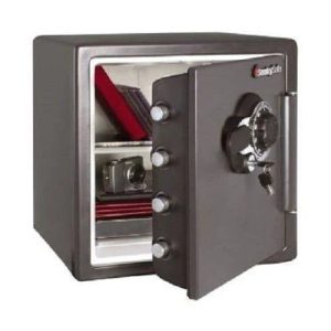 SentrySafe SFW123DSB Combination Fire-Safe, Medium Grey, 1.23 cu ft - MadeInUSA