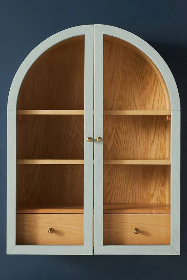 Fern Wall Cabinet by Anthropologie in Green, Size: L - MadeInUSA - Image 4