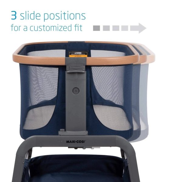 Maxi Cosi Iora Bedside Bassinet - Essential Graphite - MadeInUSA - Image 2