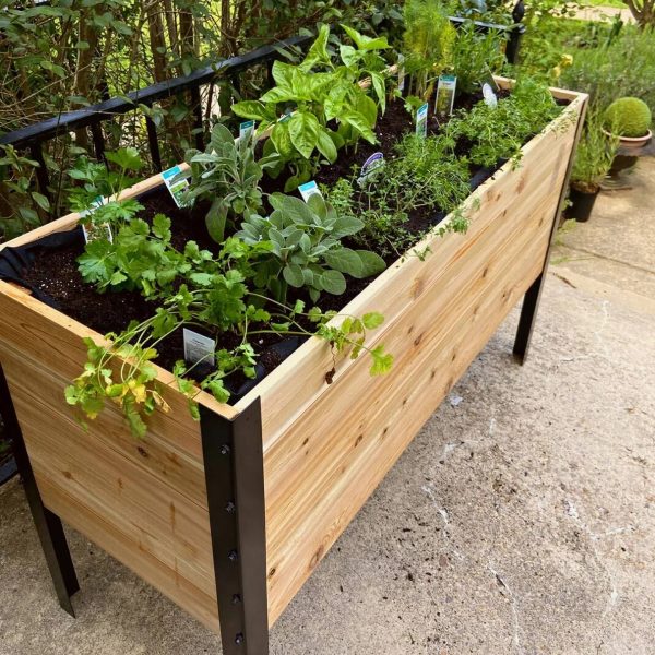 Cedar Planters 18" x 48" Raised Garden Bed - MadeInUSA - Image 3