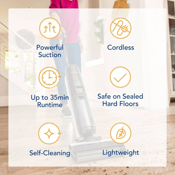 Tineco Floor One S5 Extreme Smart Cordless Wet Dry Hard Floor Vacuum Cleaner / Floor Washer, Black - MadeInUSA - Image 4
