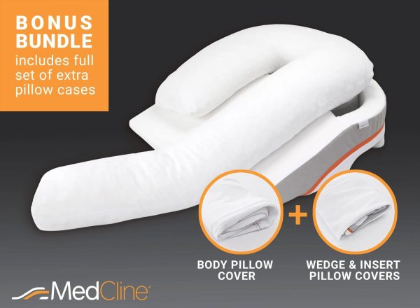 Acid Reflux Relief Pillow: Extra Cases Bundle Small - MadeInUSA - Image 5