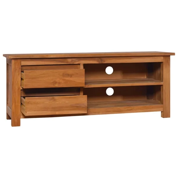Dcenta TV Cabinet 39.4"x11.8"x15.7"Solid Teak Wood - MadeInUSA - Image 2