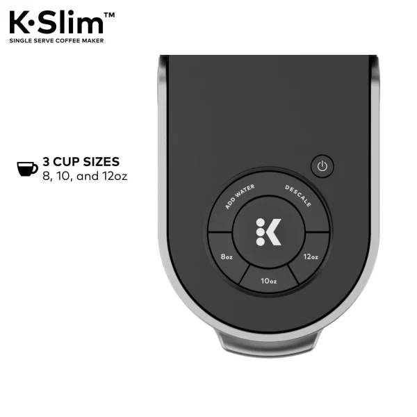 Keurig K- Slim Single Serve K-Cup Pod Coffee Maker, MultiStream Technology, Black - MadeInUSA - Image 8