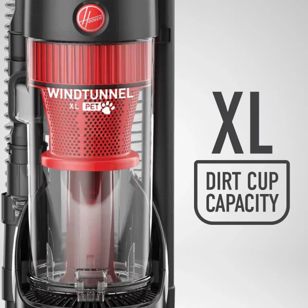 Hoover Wind Tunnel XL Pet Bagless Upright Vacuum, UH71107, New - MadeInUSA - Image 4